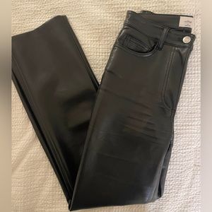 Aritzia Wilfred Vegan leather Melina pant